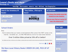 Tablet Screenshot of leanasbooks.com